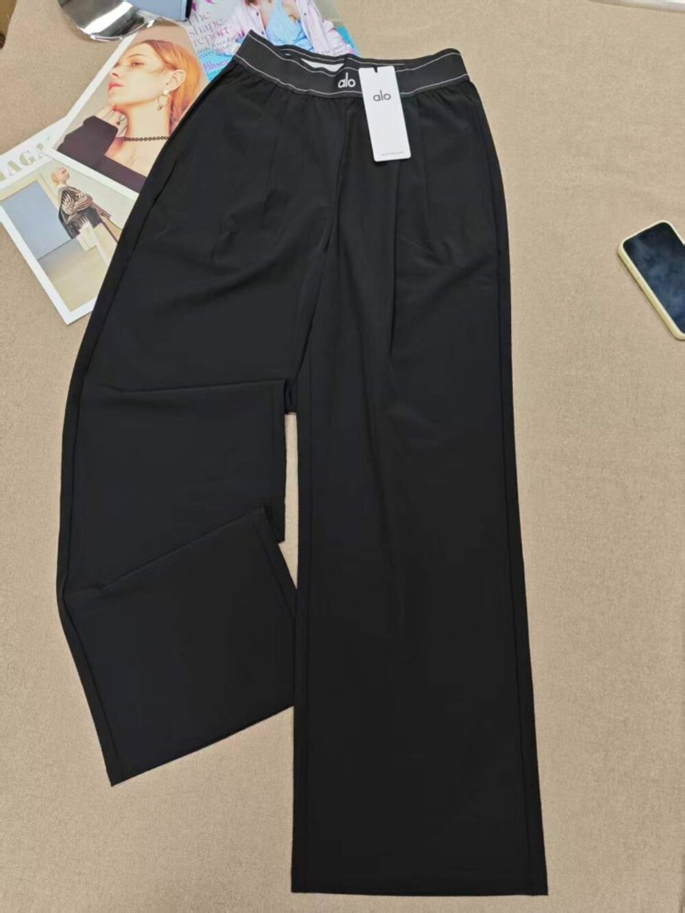 🖤ALO Yoga Suit Up Trouser Black – Regular 30”🌿 New with tags